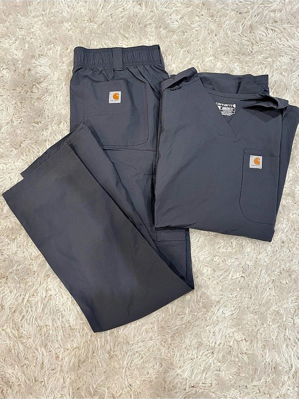 Carhartt Charcoal Cargo Pants Set Like New